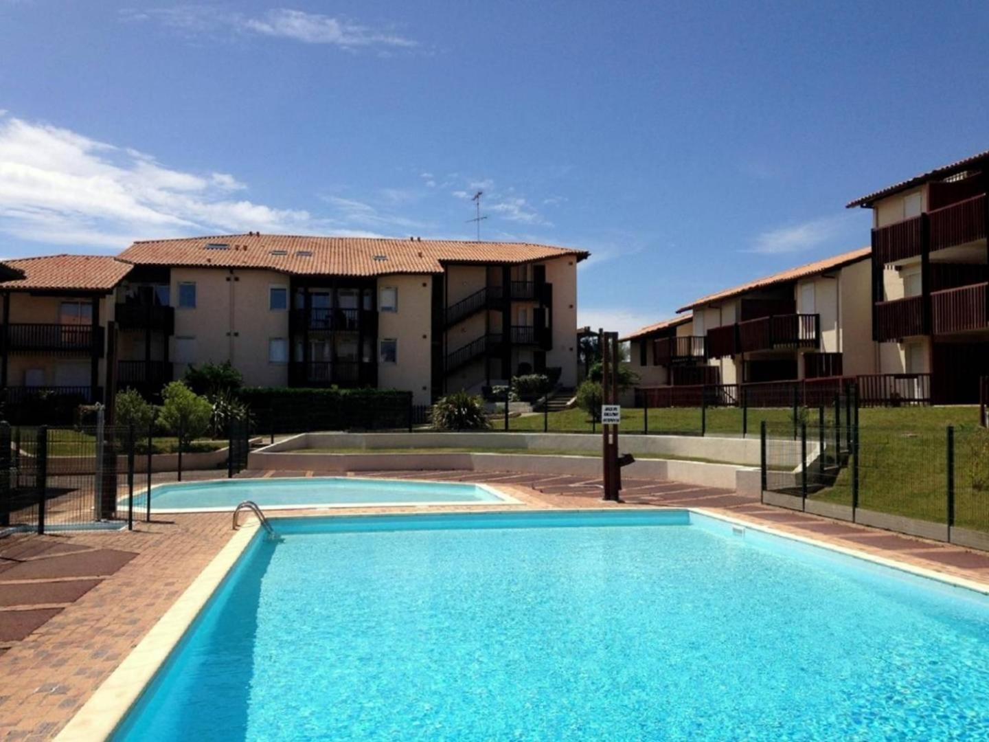 V-Landes 02-Vieux Boucau Appartement 4 Personnes Avec Vue Sur Le Lac Marin Dans Residence Avec Piscine Vieux-Boucau-les-Bains Exteriör bild